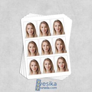 Schengen (Şengen) Vize Fotoğrafı 32 Adet (3,5x4,5 cm)